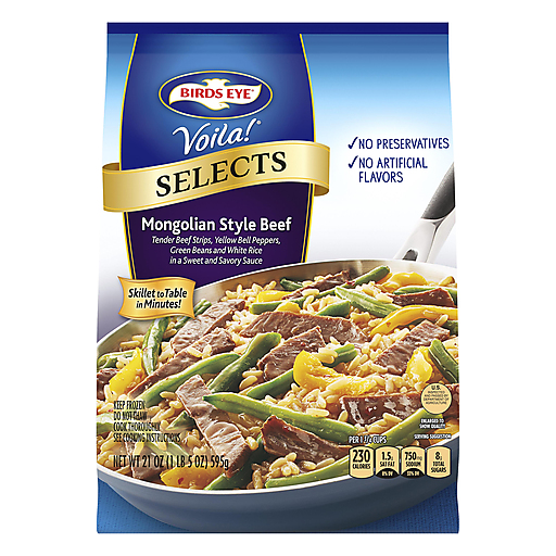 Birds Eye Voila! Mongolian Style Beef Frozen Meal, 21 OZ Bag