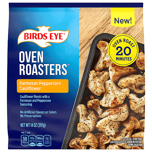 Birds Eye Parmesan Peppercorn Cauliflower Oven Roasters