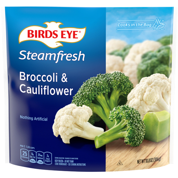 Birds Eye Steamfresh Broccoli & Cauliflower, 10.8 Oz