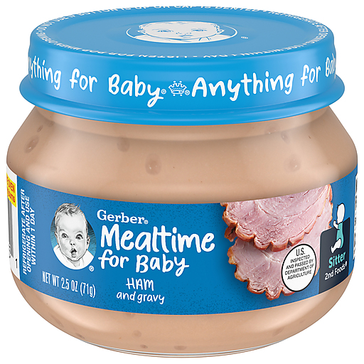 Gerber Mealtime For Baby 2nd Foods - Ham & Gravy