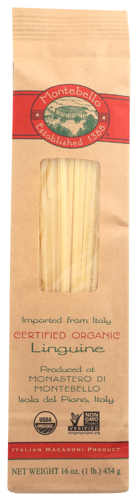 Montebello Organic Linguine Pasta, 1 Pound -- 12 Per Case