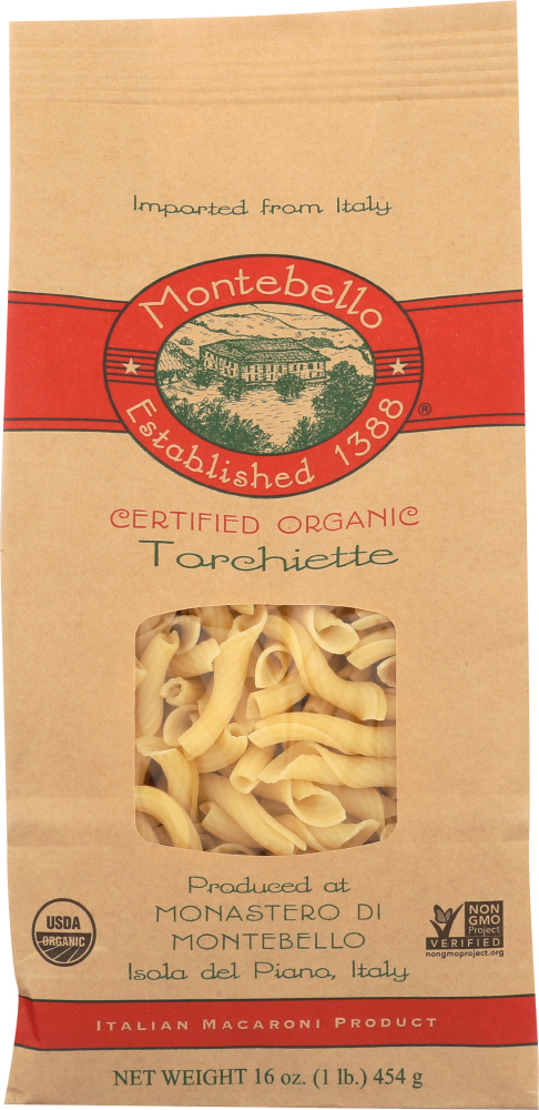 Montebello Organic Pasta – Orecchiette – Case Of 12 – 1 Lb