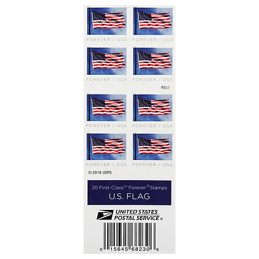 United States Postal Service Forever U.S. Flag Stamps