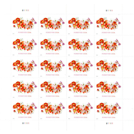 Forever Stamps Shop Tulips 2022 - Sheets Of 100