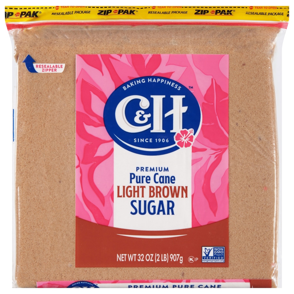 C&H Light Brown Pure Cane Sugar - 2lbs