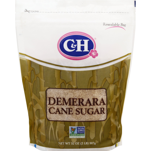 C&H Demerara Cane Sugar 32 Oz. Bag