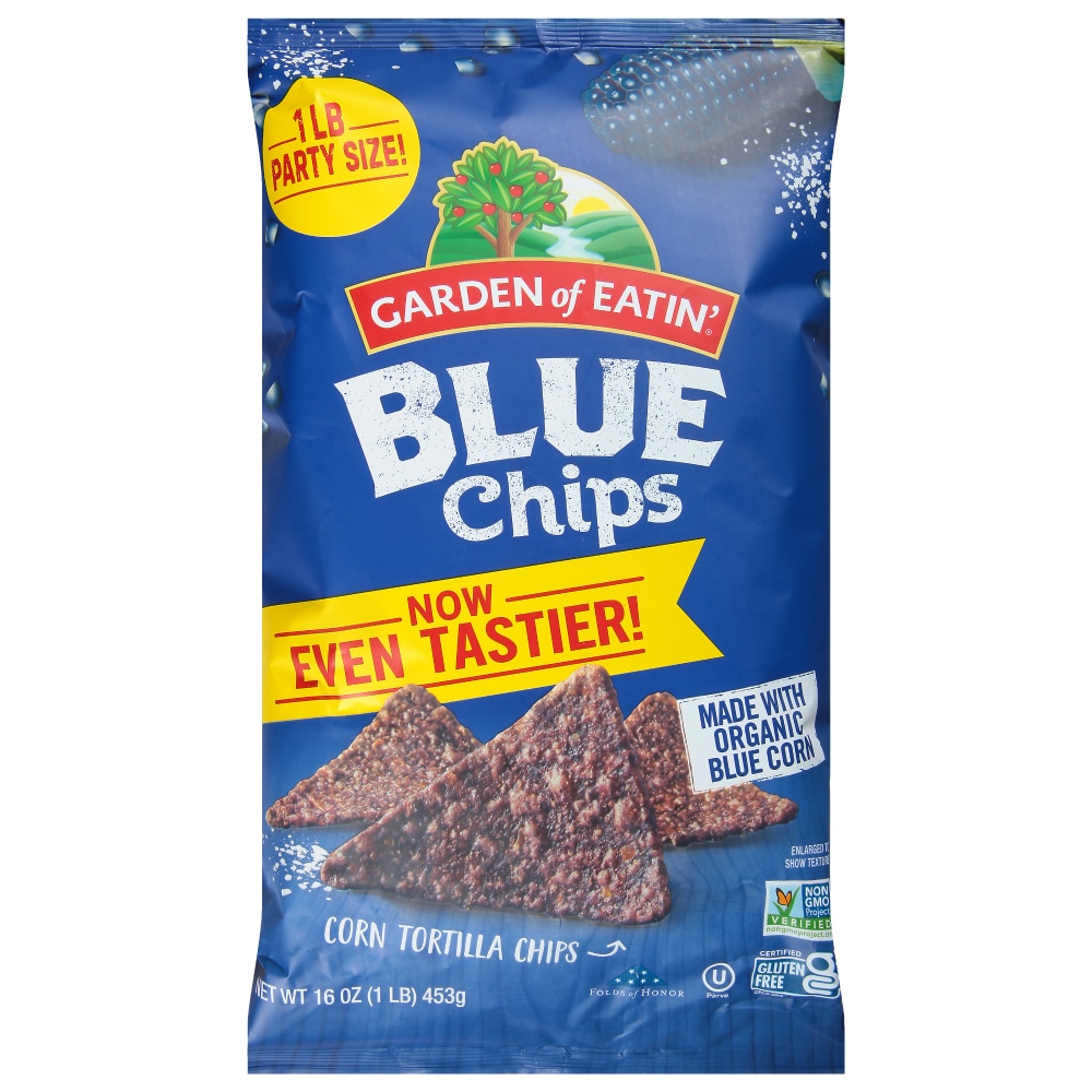 Garden of Eatin' Party Size Blue Corn Tortilla Chips 16 Oz