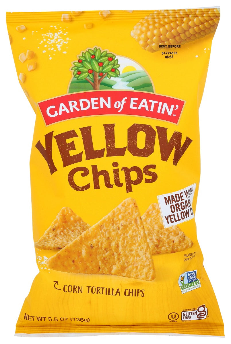 Garden of Eatin' Yellow Corn Tortilla Chips 5.5 Oz. Bag