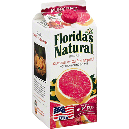 Florida's Natural 100% Premium Ruby Red Grapefruit Juice