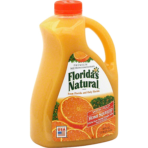 Florida's Natural 100% Premium Orange Juice Some Pulp