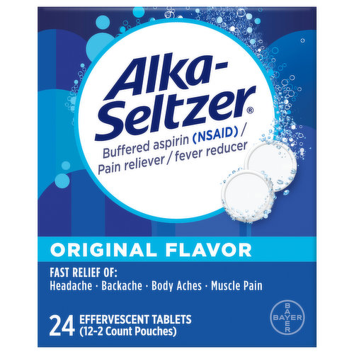 Alka-Seltzer Original Antacid Effervescent Tablets 24 Ea Box
