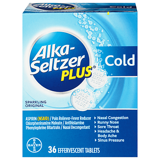 Alka-Seltzer Plus Sparkling Original Cold