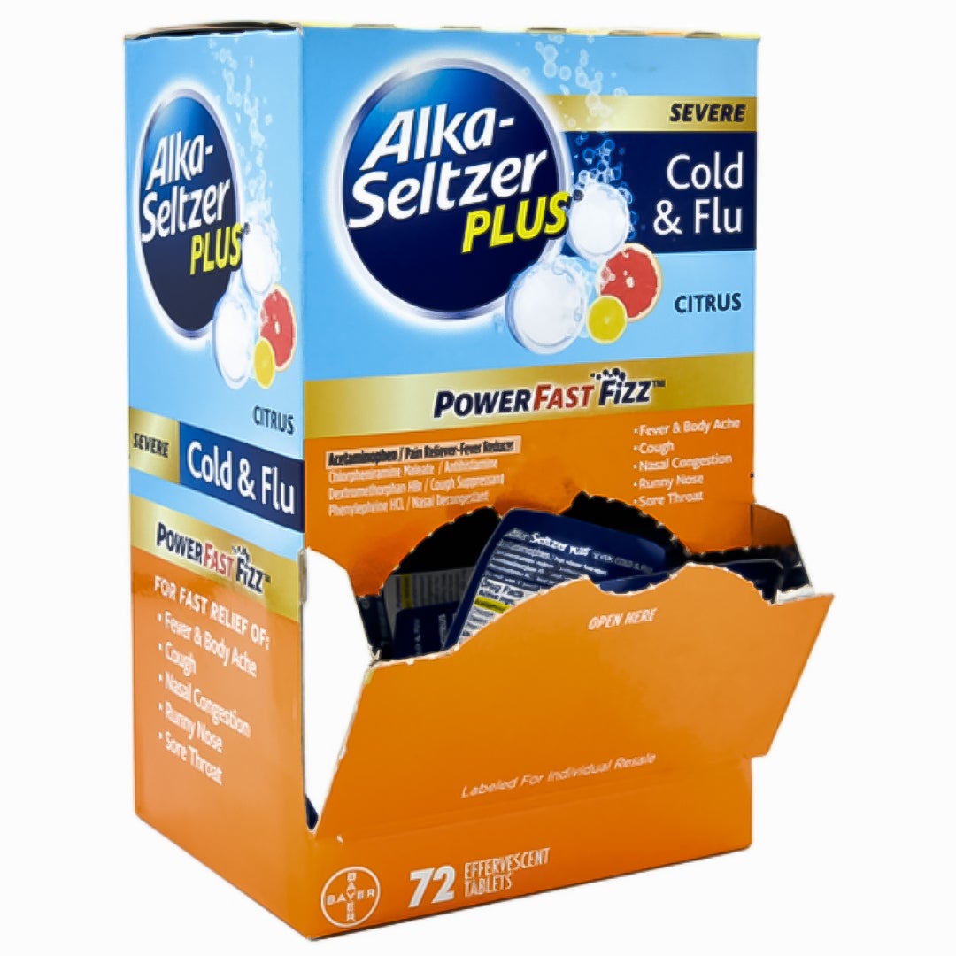 Alka-Seltzer 59493 Citrus Cold Flu Plus