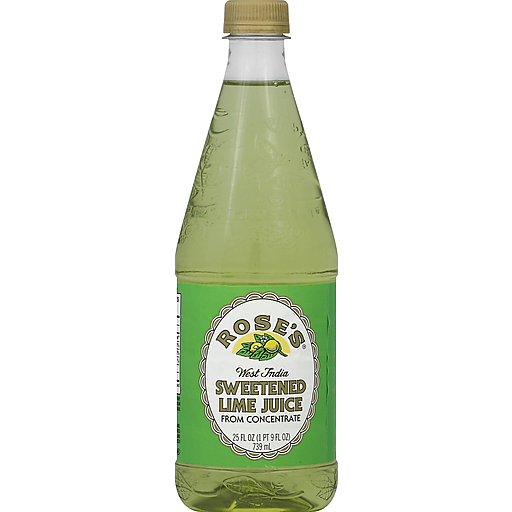 Rose's Sweetened Lime Juice, 25 Fl Oz Bottle