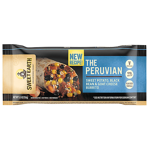 Sweet Earth The Peruvian Burrito Frozen Burrito, 5.5 Oz