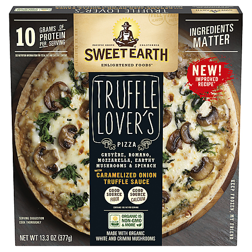 Sweet Earth Truffle Lover’s Frozen Pizza 13.3 Oz. Box