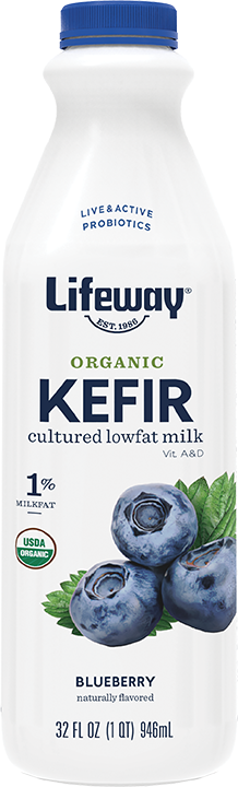 Lifeway Organic Kefir Cultured Lowfat Milk Blueberry