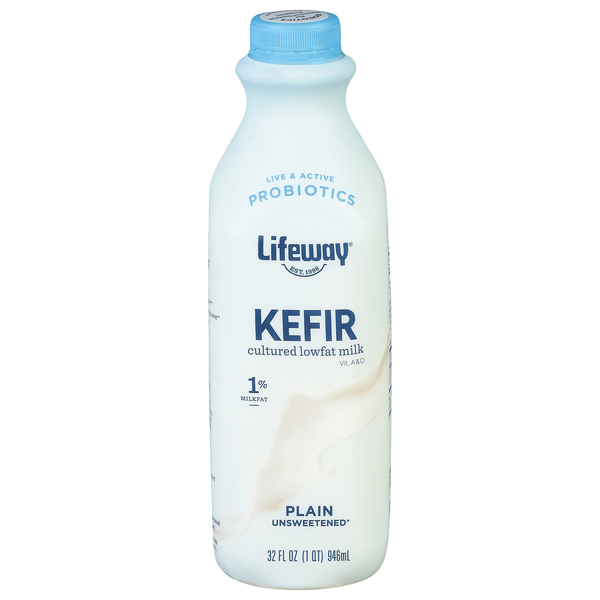Lifeway Kefir Cultured Lowfat Milk Smoothie Plain Unsweetened