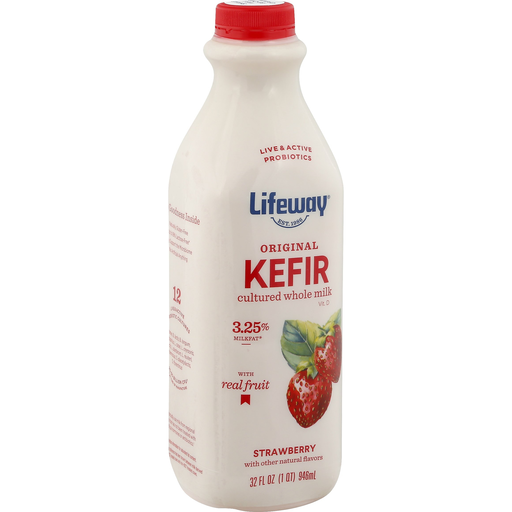 Lifeway Kefir, 3.25% Milkfat, Original, Strawberry