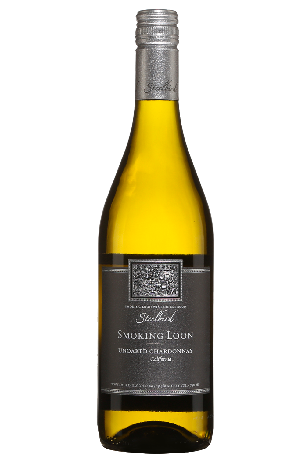 Smoking Loon Steelbird Chardonnay, Unoaked, California 2011