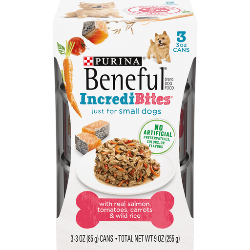 Beneful IncrediBites With Real Salmon Small Breed Wet Dog Food