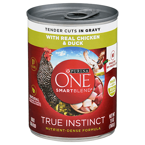 Purina One SmartBlend True Instinct Real Chicken & Duck In Gravy Adult Wet Dog Food