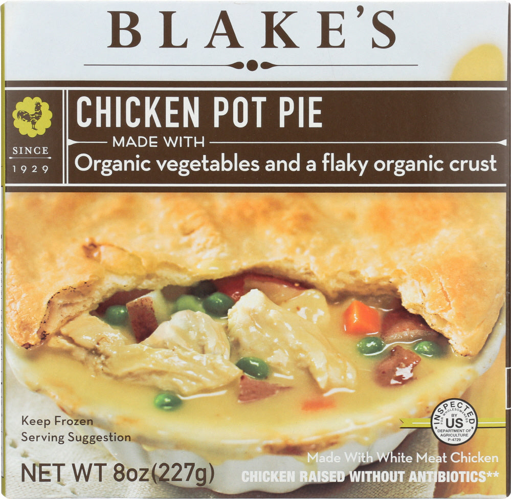 Blake's Frozen Pot Pie Chicken Organic, 8 Oz