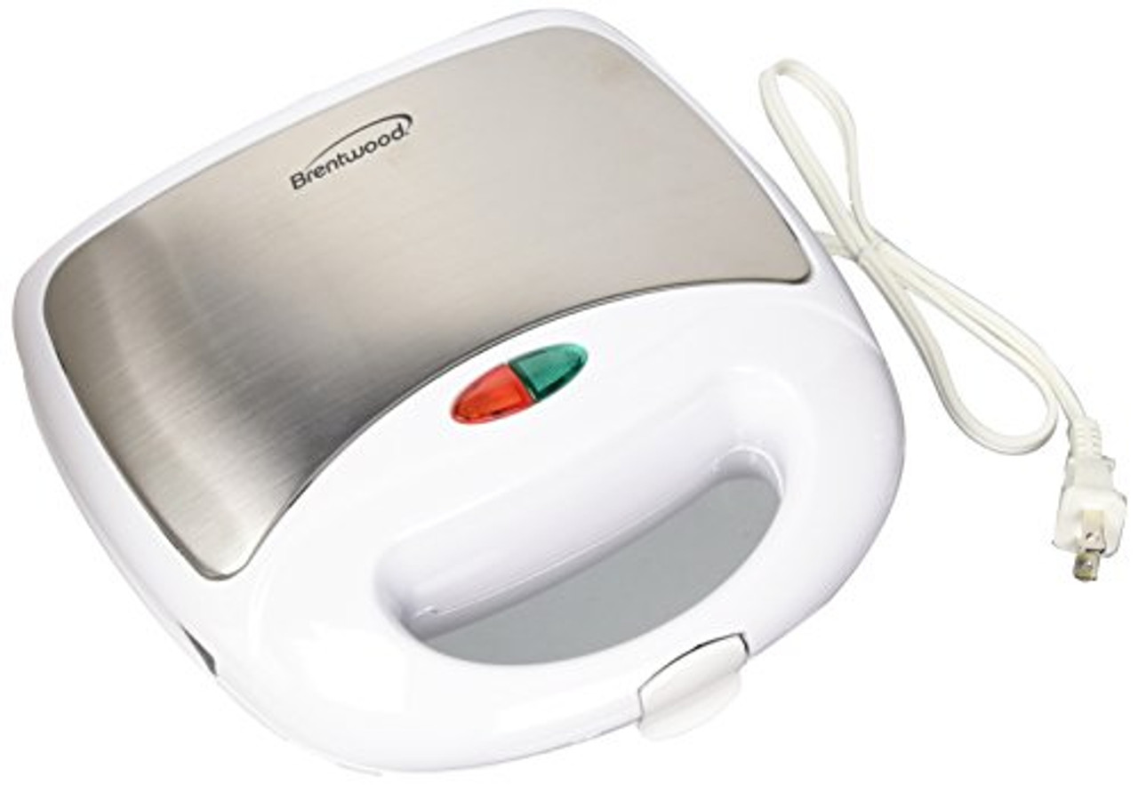 Brentwood Appliances Nonstick Panini Press & Sandwich Maker (White) (BTWTS245)