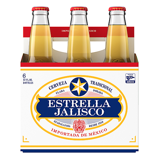 Estrella Jalisco Beer, 6 Pack 12 Fl. Oz. Bottles