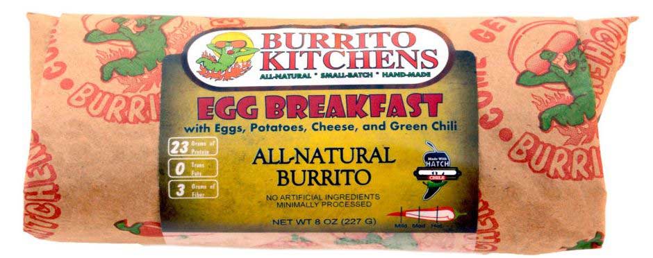 Burrito Kitchens Mild Egg Breakfast 8 Oz
