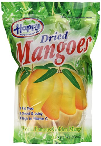 Happy Valley Farms Dried World Famous Carabao Mango, 30 Ounce