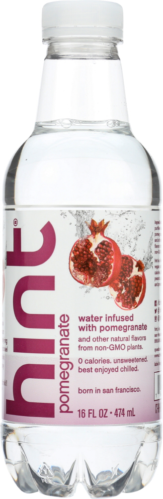Hint Pomegranate Infused Water - 16 Fl Oz Bottle