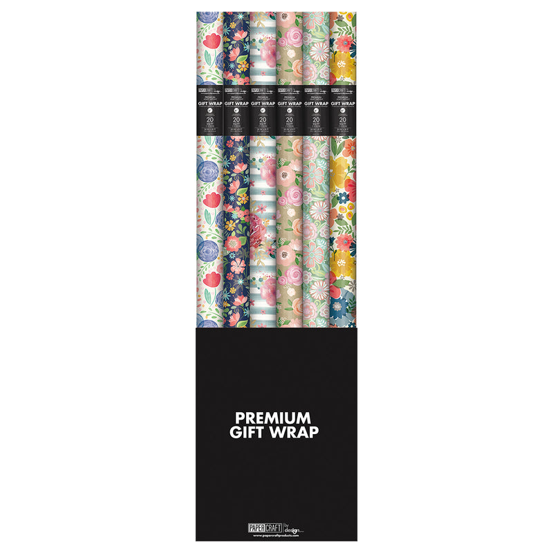 Paper Craft Premium Everyday Floral Gift Wrap
