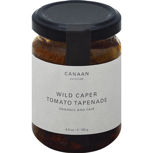 Canaan Fair Trade Tapenade, Wild Caper Tomato
