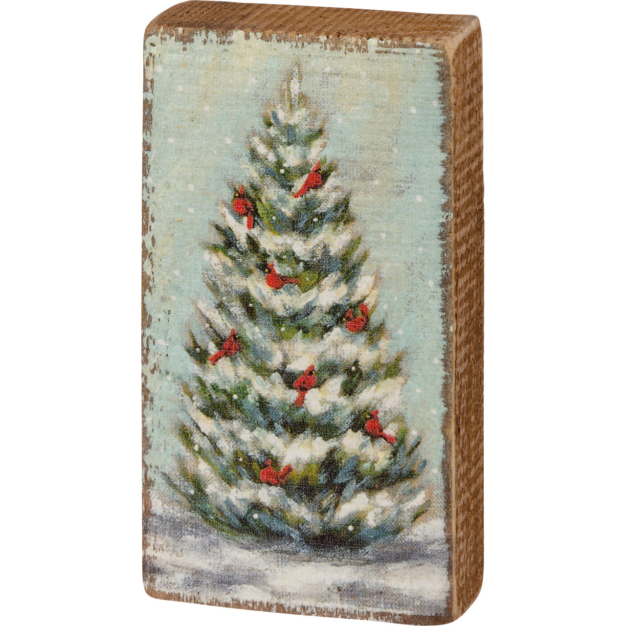 Primitives by Kathy Christmas Tree Block Sign