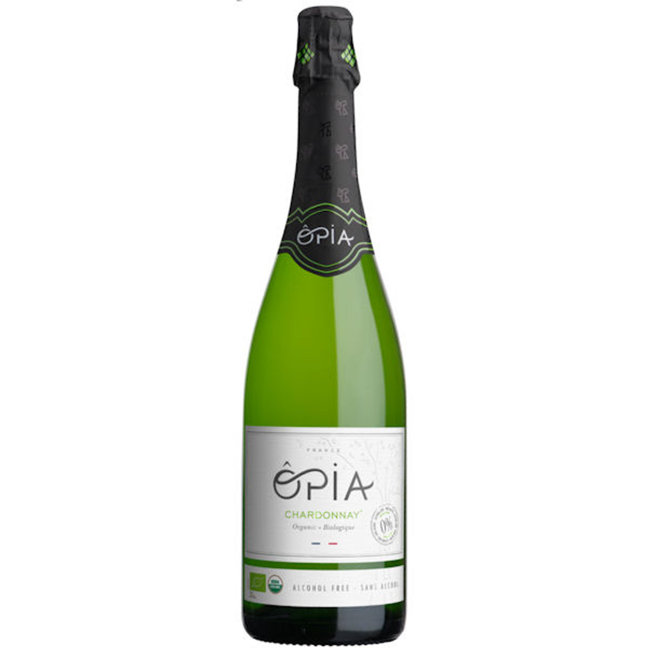 Opia Alcohol Free Organic Sparkling Chardonnay NV (France)