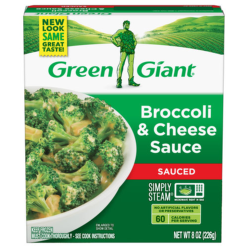 Green Giant Broccoli & Cheese Sauce, Sauced 8 Oz