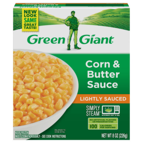 Green Giant Corn Butter Sauce, Lightly Sauced 8 Oz