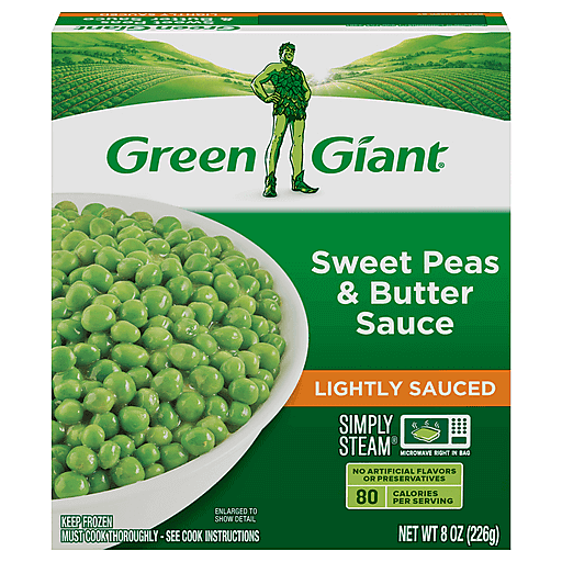 Green Giant Simply Steam Lightly Sauced Sweet Peas & Butter Sauce 8 Oz
