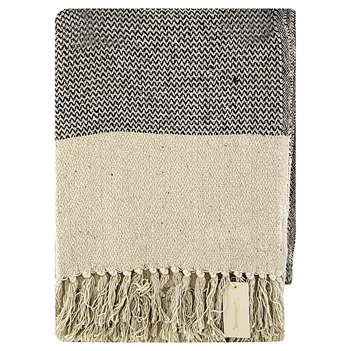Bloomingville Cotton Throw Grey