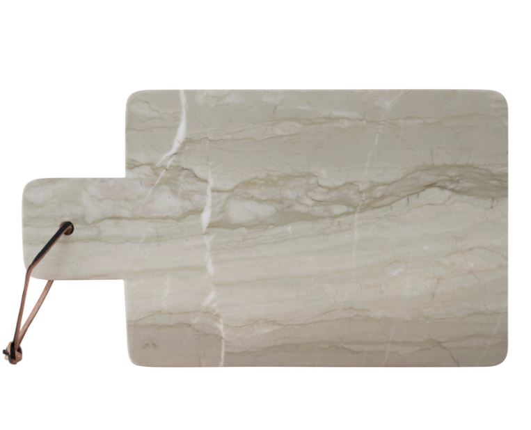 Rectangular Marble Serving Board With Handle