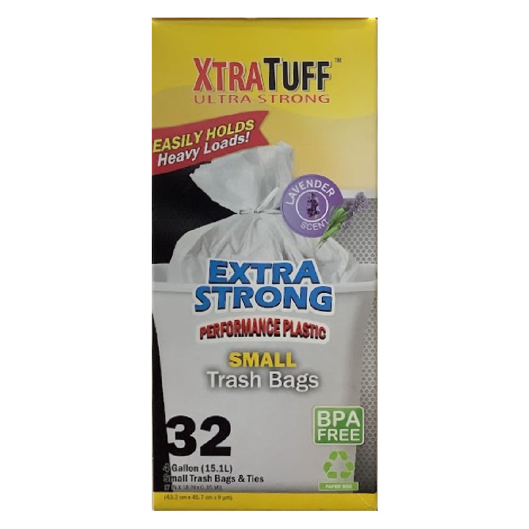 Xtra Tuff Trash Bags #30140 Lavender Twist Tie
