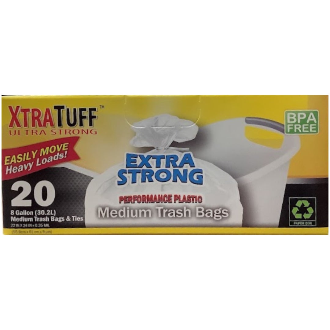 Xtra Tuff Trash Bags #30141 Twist Tie