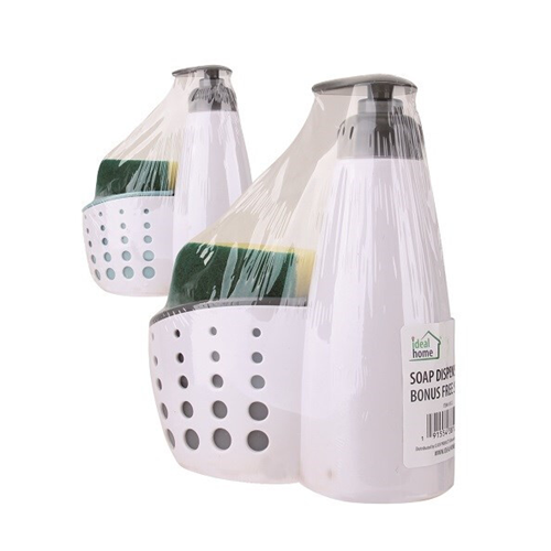 Soap Dispenser + Caddy W-Sponge-whole