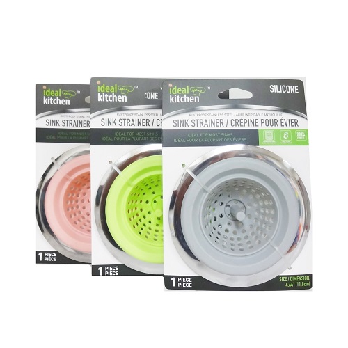 Ideal Sink Strainer 1pc Silicone Asst-whole