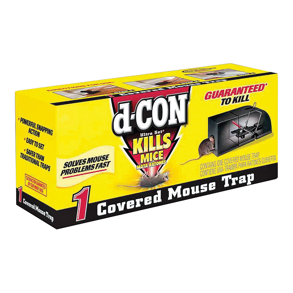 d-CON 1920000027 Ultra Set Covered Snap Mouse Trap