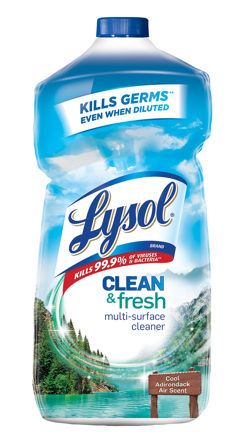 Lysol Multi-Surface Cleaner Clean & Fresh Cool Adirondack Air Scent