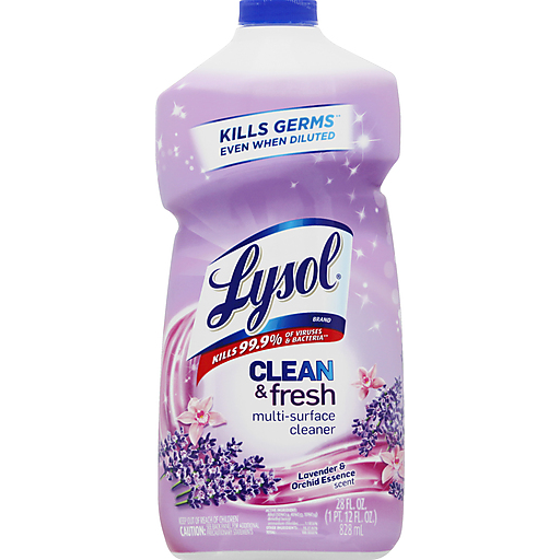 Lysol Clean & Fresh Lavender & Orchid Essence Multi-Surface Cleaner 28 Fl. Oz. Plastic Bottle