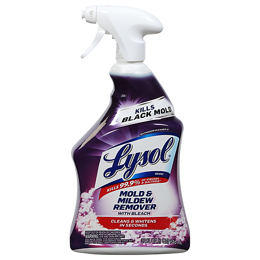 Lysol Brand Mold & Mildew Remover With Bleach, 1 Qt. Spray Bottle