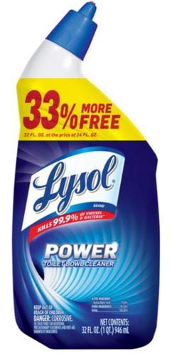 Lysol Power Toilet Bowl Cleaner 33% Bonus 4/32 Oz